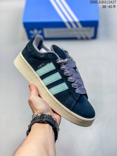 公司级真标带半码 阿迪达斯 Adidas Campus 00S 拼色 复古潮流休闲面包板鞋 生生不息的经典之作 短绒麂皮面料 质感满满 加厚了中底 提供出色的缓