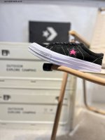 madness匡威余文乐联名黑武士木村 converse 匡威余文乐同款Madness联名One Star木村五角星黑武士麂皮反绒皮板鞋复古休闲鞋Qz71322