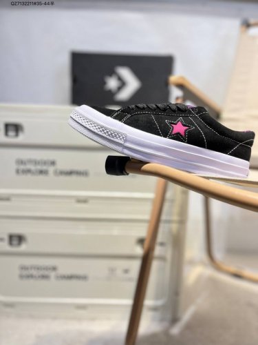 madness匡威余文乐联名黑武士木村 converse 匡威余文乐同款Madness联名One Star木村五角星黑武士麂皮反绒皮板鞋复古休闲鞋Qz71322