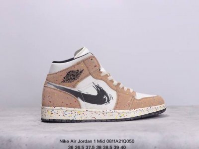 公司级头层皮耐克nike Air Jordan 1 Mid”Green Yellow“Aj1乔丹一代中帮经典复古文化休闲运动篮球鞋 货号:553558-163