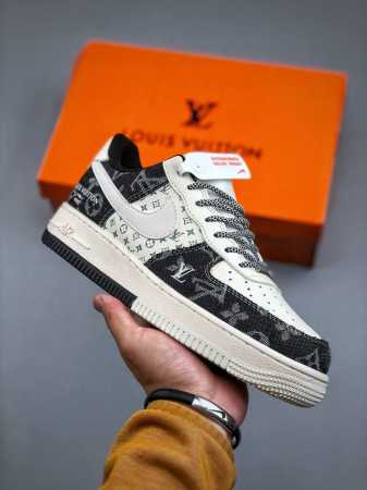Nike Air Force 1'07 Low Lv联名 双拼印花牛仔 空军一号低帮休闲板鞋 Yx5066-317 #原楦头原纸板 原装鞋盒 定制五金配件 内置 - 点击图像关闭