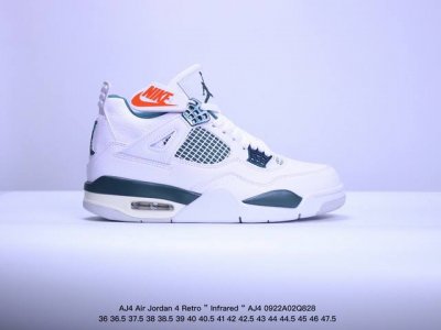 公司级aj4 Air Jordan 4 Retro ” Infrared “ Aj4乔4 男子文化篮球鞋 大厂出品 主力合作工厂 全新模具开发 纯正4代正确鞋型