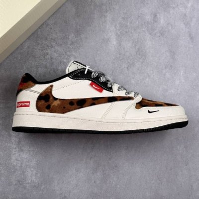 本地 核心私 Travis Scott X Fragment Design X Air Jordan 1 Low Og Sp Aj1 乔1 Supreme联名