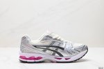 公司级Asics Gel-Kayano 14 公司级版本 银灰绿 亚瑟士运动休闲透气专业跑鞋 采用工程弹性双层再生针织密度鞋面材质 后跟3D可视Gel缓震乳胶物