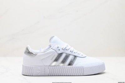 真标Adidas originals Samba rose 防滑减震 低帮 板鞋 货号:EE6743 尺码:36 36.5 37 38 38.5 39 40 4