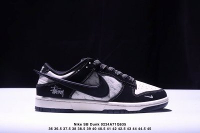 海外爆款限量发售！公司级 Nike Sb Dunk Low“斯图西联名 绑带灰勾” 周年高端定制 低帮休闲板鞋 定制鞋盒 大厂纯原品质出货 超高清洁度 皮料切割