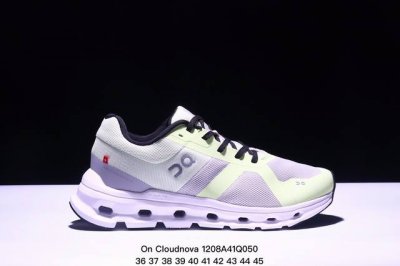 公司级on 昂跑 Cloudnova 轻量舒适 减震透气 运动百搭 休闲鞋 白色 柔沙色 Size:36-45 Xm 8Q050