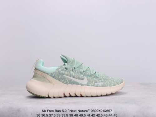 nk Free Run 5.0 ”Next Nature“ 环保主题 赤足低帮休闲跑步鞋 Cz 4-003 #鞋款由至少20%重量的可回收材料制成，旨在从跑步到