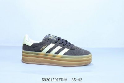 阿迪达斯 Adidas阿迪达斯Gazelle Bold低帮耐磨厚底增高板鞋 三层 货号 Ji2697 59201Adiyu半 35-42