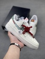 核心终端底价 独家实拍 No.1版本 遥遥领先 纯原级别 Nike Air Force 1 Low “蛇年” 货号：Hv5979-130 原厂冲刀皮料切割干净
