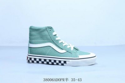 100 万斯/Vans Style 36 Cecon Sf 雾霾蓝格子包头，官方原版活动鞋垫19年新版翻盖鞋盒 重磅回归权志龙包头杀人鲸休闲板鞋 38006Ad