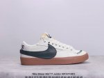 公司级nike Blazer Mid‘77 Jumbo 经典百搭低帮开拓者休闲运动板鞋 真硫化铝楦制作 原厂布料拼接 独家裁片完美鞋型 台湾进口软感荔枝头层皮