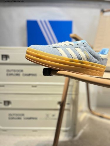 ad Originals Gazelle Bol D品控无敌、进口翻毛皮、各大平台不二之选。 色差还原度高达百分99以上。 全部提取原鞋色卡比对采样定制色卡。