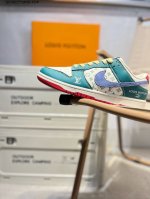 200 海外爆款限量发售！公司级 Nike Sb Dunk Low“Lv联名” 周年高端定制 低帮休闲板鞋 定制鞋盒 大厂纯原品质出货 超高清洁度 皮料切割干净