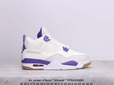 Aj4 Air Jordan 4 Retro ” Infrared “ Aj4乔4 男子文化篮球鞋 大厂出品 主力合作工厂 全新模具开发 纯正4代正确鞋型 进口