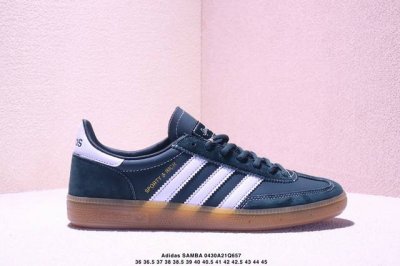 真标带半码 Adidas阿迪达斯德训鞋 Samba Vegan平底时尚滑板鞋 Xm0430Q657