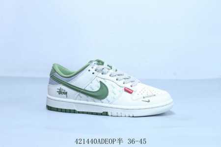 耐克 Nike Sb Dunk Low pro 复古低帮 休闲运动滑板板鞋 斯图西 货号 Xs6089-538 42 Adeop半 36-45 - 点击图像关闭