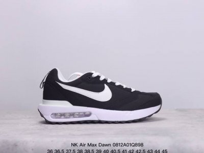 nk Air Max Dawn 黎明系列低帮气垫百搭休闲运动慢跑鞋 采用柔软翻毛皮和透气梭织材料打造利落鞋面 中底和鞋跟融入现代感线条设计 兼具复古风格与时尚魅
