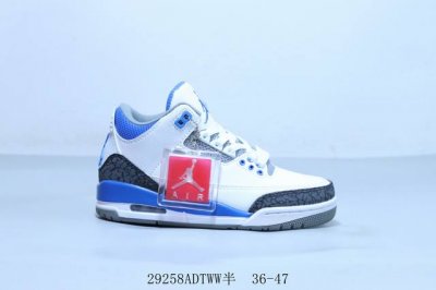 乔丹Air Jordan 3 Retro Black Gold . 迈克尔 乔丹Aj3代中帮复古休闲运动文化篮球鞋 29258Adtww半 36-47