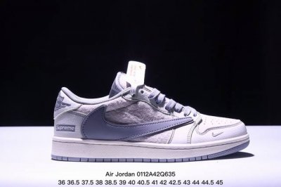 独家实拍travis Scott X Fragment Design X Air Jordan 1 Low Og Sp Aj1 乔1 Supreme联名-猪八高