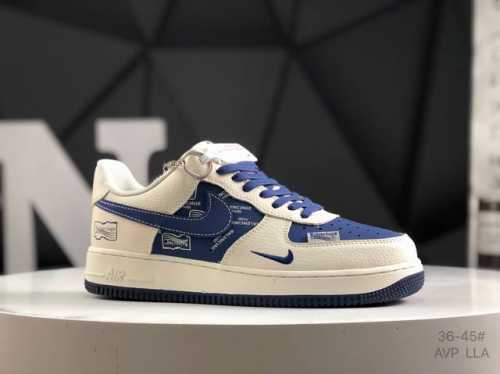 公司级带半码 耐克 Air Force 1 Low 空军一号 原楦头原纸板 打造纯正空军版型 #专注外贸渠道 全掌内置蜂窝气垫 #原盒配件 原厂中底钢印、拉帮完