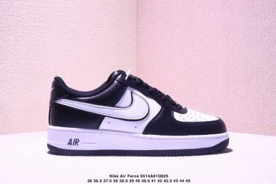 nike 耐克 采用硬质粒面牛剖皮革鞋面材质，金色表示点缀，耐克Nike Air Force 7 Low White Black Gold 空军一号经典低帮百搭