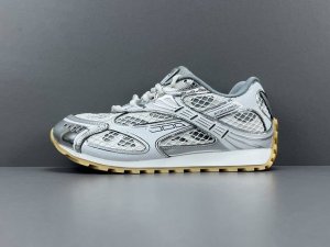 渠道优势，！ GOD版 BV Bottega Veneta葆蝶家 Orbit 时尚舒适 低帮 生活休闲鞋 男款 蓝灰色 尺码36-45