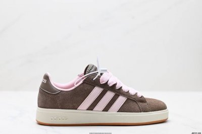 真标Adidas Grand Courtbeat Base 00S 休闲 耐磨 低帮 板鞋 货号:Jr7078 尺码:36 36.5 37 38 38.5 39