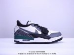 公司级三合一最强合体，多种新配色回归耐克nike Air Jordan Legacy 312 Low”White Grey Fog Blue Red“乔丹最强三
