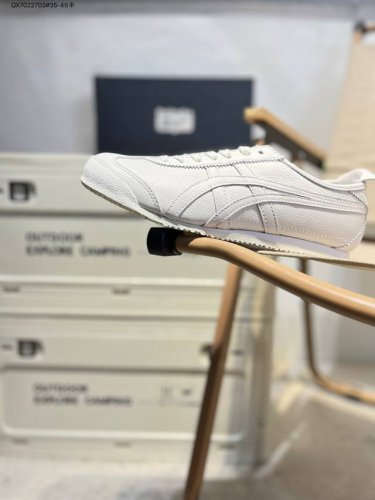 顶级纯原# Asics 鬼冢虎 Mexico 66 Oem原单材料 除成型在pt外 其余全部客供材料 淘宝B级代购店铺内供 四联官方吊牌 乳胶组合鞋垫 羊皮纸质