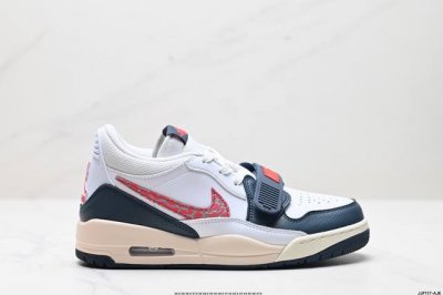 福利公司级三合一最强合体，多种新配色回归耐克nike Air Jordan Legacy 312 Low”White Grey Fog Blue Red“乔丹最