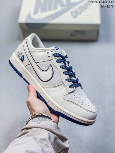 海外爆款限量发售 公司级 Nike Sb Dunk Low 北面联名 深蓝猪八 周年高端定制 低帮休闲板鞋 定制鞋盒 大厂纯原品质出货 超高清洁度 皮料切割干净