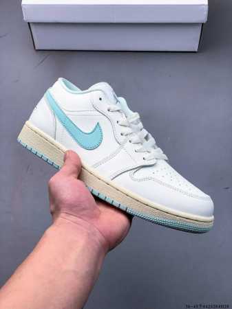 公司级头层！耐克Nike Air Jordan 1 Low Aj1 乔1 低帮潮流运动休闲板鞋。Aj1 低帮拼接 完美版型真头层牛皮# 内置缓震气垫 原鞋开模 - 点击图像关闭