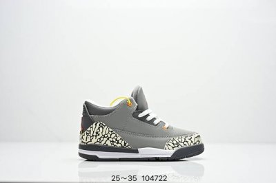童鞋Air Jordan 3 Retro 复刻白水泥 Aj3 乔丹3代 Aj3 乔3 经典复刻白水泥 乔丹篮球鞋系列 鞋身以白色为主调，采用优质皮革材质搭配鞋头
