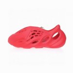 Adidas Yeezy Foam Runner Slide Stone Saget 椰子童鞋户外风格包头运动沙滩凉拖防滑洞洞跑步凉鞋大红Gx1136 尺码 2