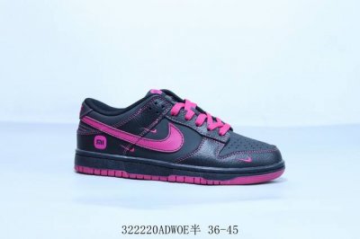 290 耐克 Nike Sb Dunk Low Pro 复古低帮 休闲运动滑板板鞋 黑粉 货号 Cy5978-118 322220Adwoe半 36-45