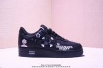 公司级Balenciaga Nike Air Force 1 07 Low 联名三勾 米橙空军一号低帮休闲版鞋 定制皮料 原楦头原纸板 纯正空军版型 内置全掌气