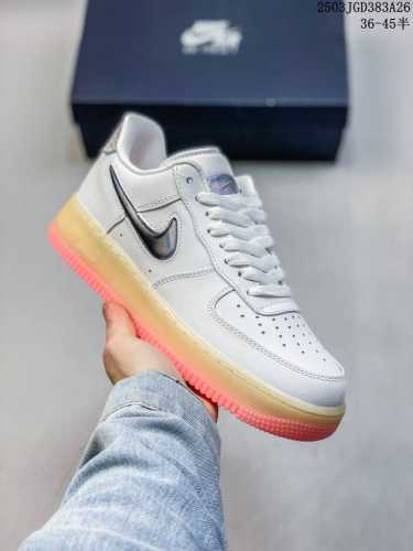 160 公司级带半码 af1耐克 Nike Air Force 1 ‘07 Low 空军一号 厚底增高百搭运动板鞋 原楦头原纸板 打造纯正空军版型，专注外贸渠道