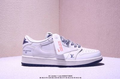 海外爆款限量发售！公司级 Travis Scott X Fragment Design X Jordan Air Jordan 1 Low Og Sp “Lv联