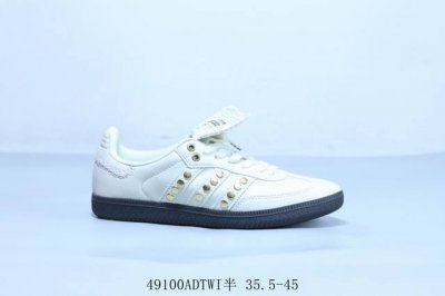 阿迪达斯三叶草Adidas Originals Samba Vegan Og”Spd“桑巴舞系列绅士德训足球风百搭低帮休闲运动板鞋 小扣子 货号 Ig4303
