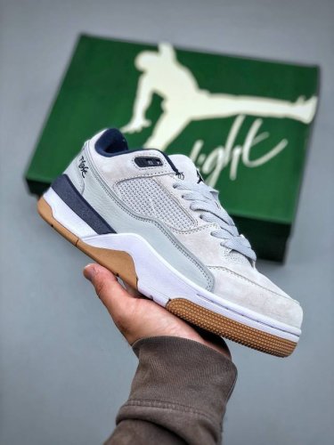 jordan Flight Court 灰兰 公司级出品 极力推荐 Air Jordan Aj4 Retro 原楦原纸板 原厂材料开发 细节把控到位 主供外贸客