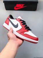 公司级头层！耐克Nike Air Jordan 1 Low Aj1乔1 低帮潮流缓运动休闲板鞋。Aj1 低帮拼接 完美版型真头层牛皮# 内置缓震气垫 原鞋开模
