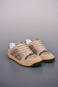 590 Gucci 古驰 Screener 运动休闲时装奢侈品系列 Gg珐琅扣 擦脏做旧小脏鞋 纯原级别 历时三个月原版一比一开发 市面所售最强一梯队 全新升