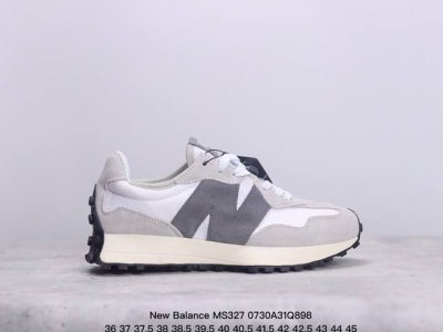 公司级new Balance Ms327 复古休闲运动慢跑鞋 完美细节 #全新 New Balance 327 系列 以更纯粹的复古风格设计打造的全新造型 侧身