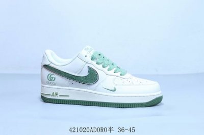 耐克 Nike Air Force 1 Af1耐克 低帮 空军一号休闲板鞋 古驰 货号 Qy6818-607 421020Adoro半 36-45