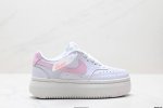 真标耐克Nk Court Vision Vision Alta Ltr 复古百搭厚底透气休闲运动板鞋 货号:Dz5394-105 尺码:36 36.5 37.5