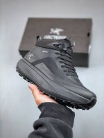 内里加绒 始祖鸟 Arc'Teryx Sylan Gtx Mid 快速防水系列增高越野徒步户外运动慢跑鞋高帮 男鞋原楦原纸版开发版型 采用一体成型热熔网织鞋面材