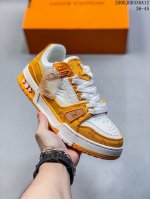 路易威登 Louis Vuitton Lv路易威登板鞋 新款 Lv Trainer最新配色运动鞋 L家 篮球鞋风格运动鞋 该鞋由艺术总监 Virgil Ablo