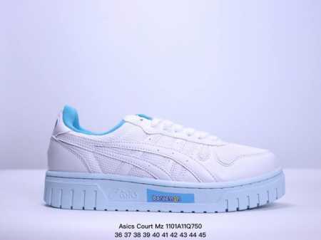 亚瑟士 Asics Court Mz 2.0 中性学院系列 低帮厚底增高休闲运动板鞋 软质牛培皮鞋面 男鞋女鞋百搭舒适板鞋 情侣经典时尚复古板鞋。性价比很不错， - 点击图像关闭