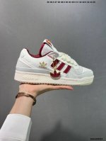 140 公司级阿迪达斯 Adidas Forum Low Cl 低帮百搭潮流休闲运动板鞋 以复古篮球鞋的外形为基础 采用皮革拼接 简约百搭 更加贴合舒适 中底内